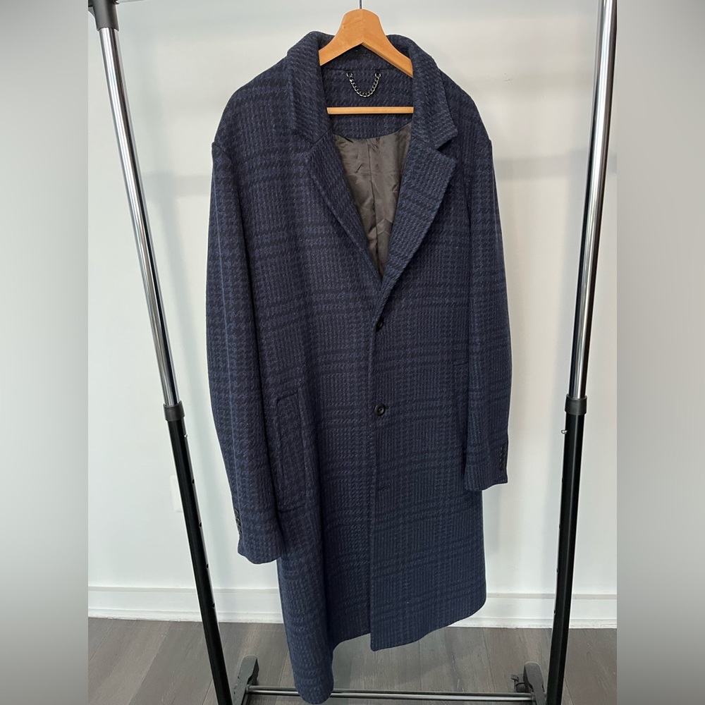 Blue Topman overcoat